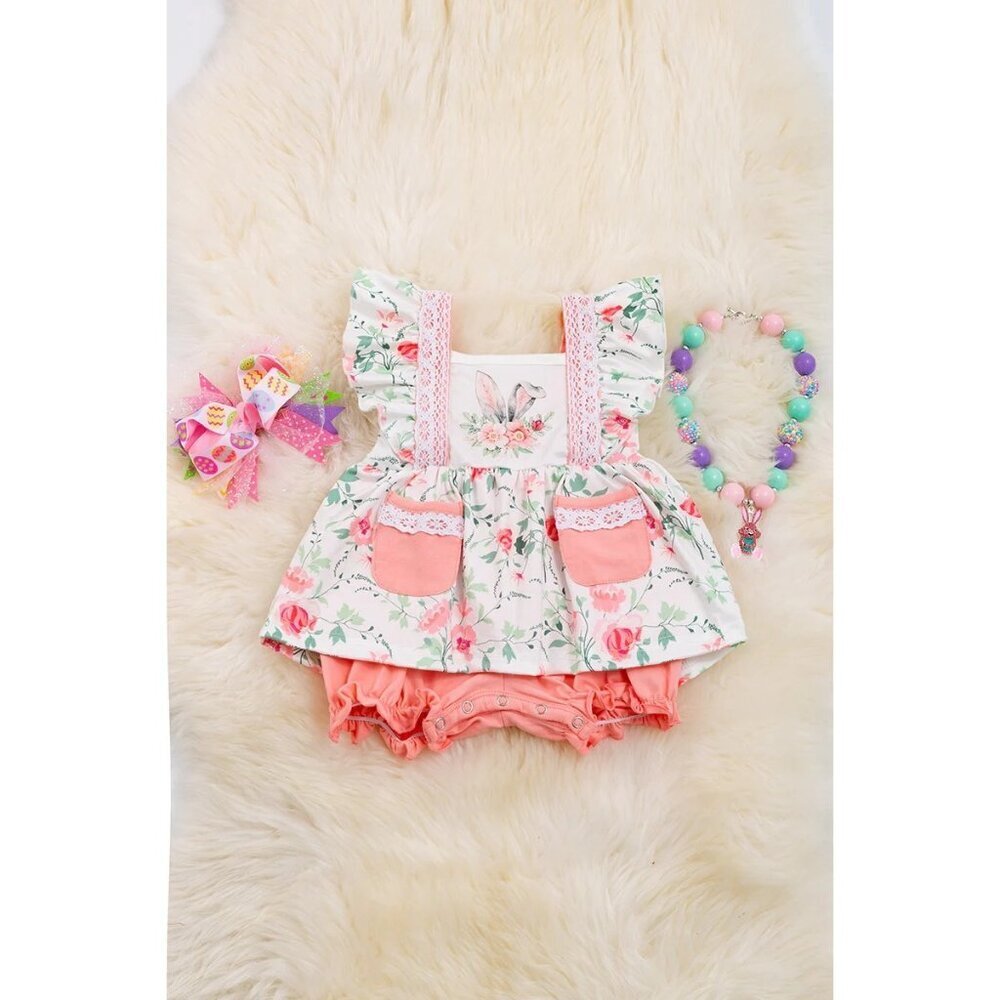 printed tunic with pockets & bloomer shorts with snaps. RPG20134007 SOL